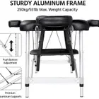 Nourest Three Foldable Massage Bed with Light Weight Aluminum Frame