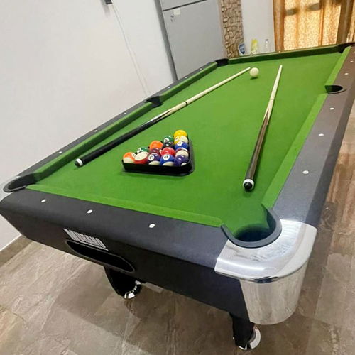 Murano 9Ft Wooden Billiard Table With All Accessories - Green