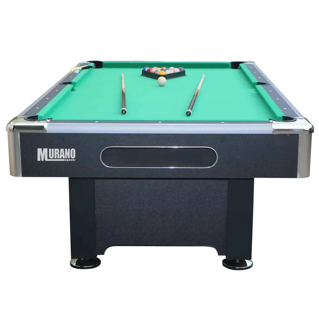 Murano  Wooden Pool/Billiard Table, 8 Feet, Green