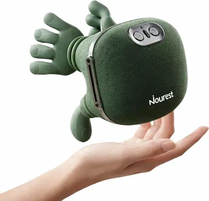 Nourest Neck Massager for Pain Relief Deep Tissue, Shiatsu Massage Pillow with Heat