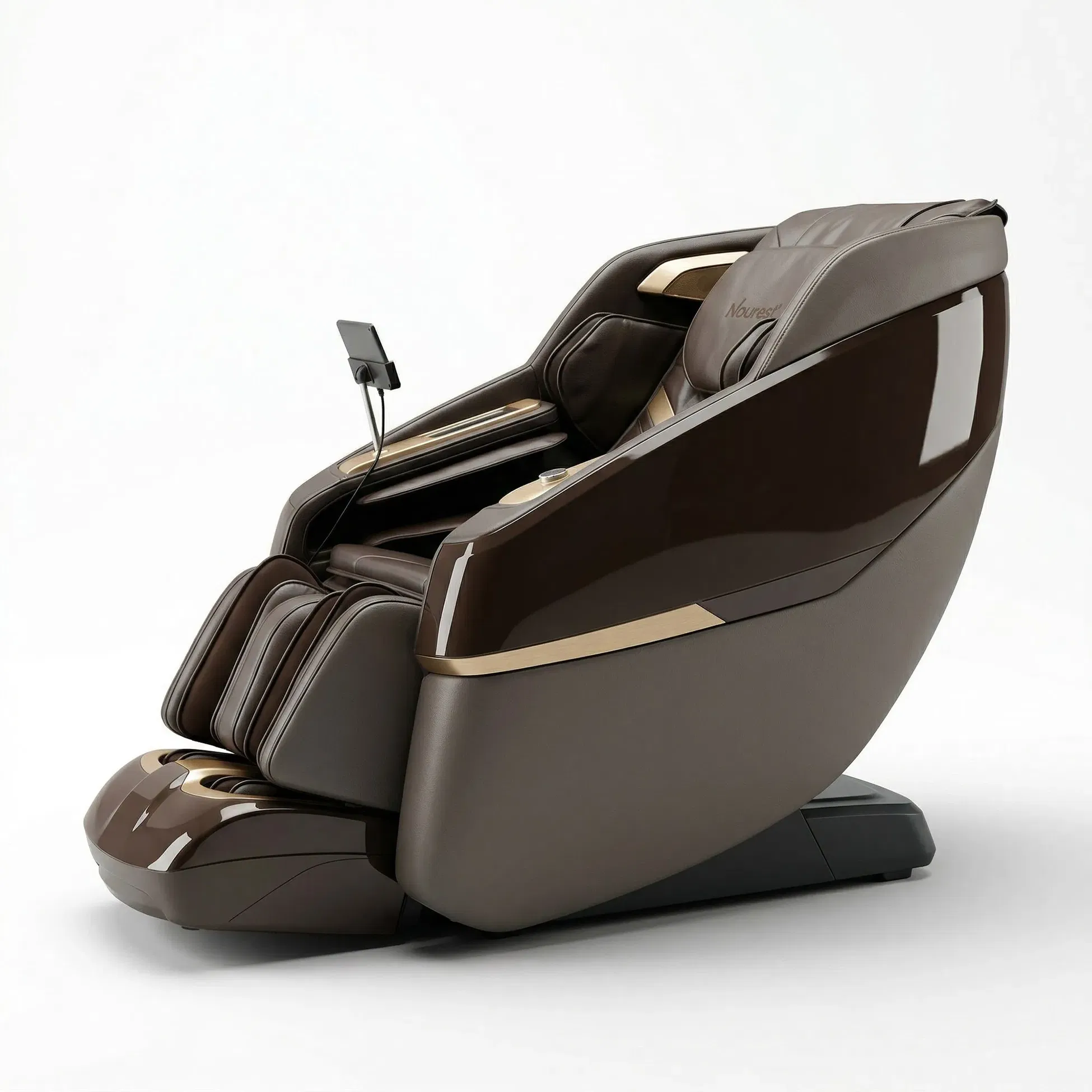 Nourest Nexus 4D Massage Chair with Sonic Wave Technology - Brown
