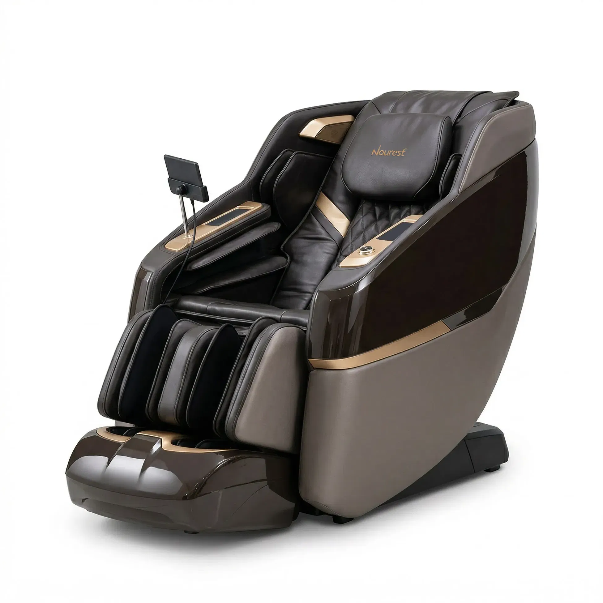 Nourest Nexus 4D Massage Chair with Sonic Wave Technology - Brown