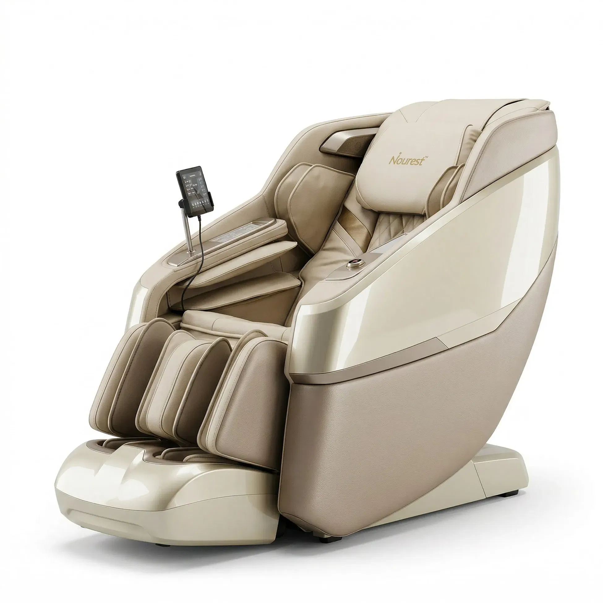 Nourest Nexus 4D Massage Chair with Sonic Wave Technology - Golden