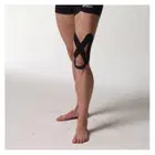 SpiderTech Kinesiology Tape Upper Knee PreCut (6 Pieces) - Black