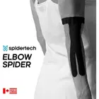 SpiderTech Kinesiology Tape Elbow PreCut (6 Pieces) - Black