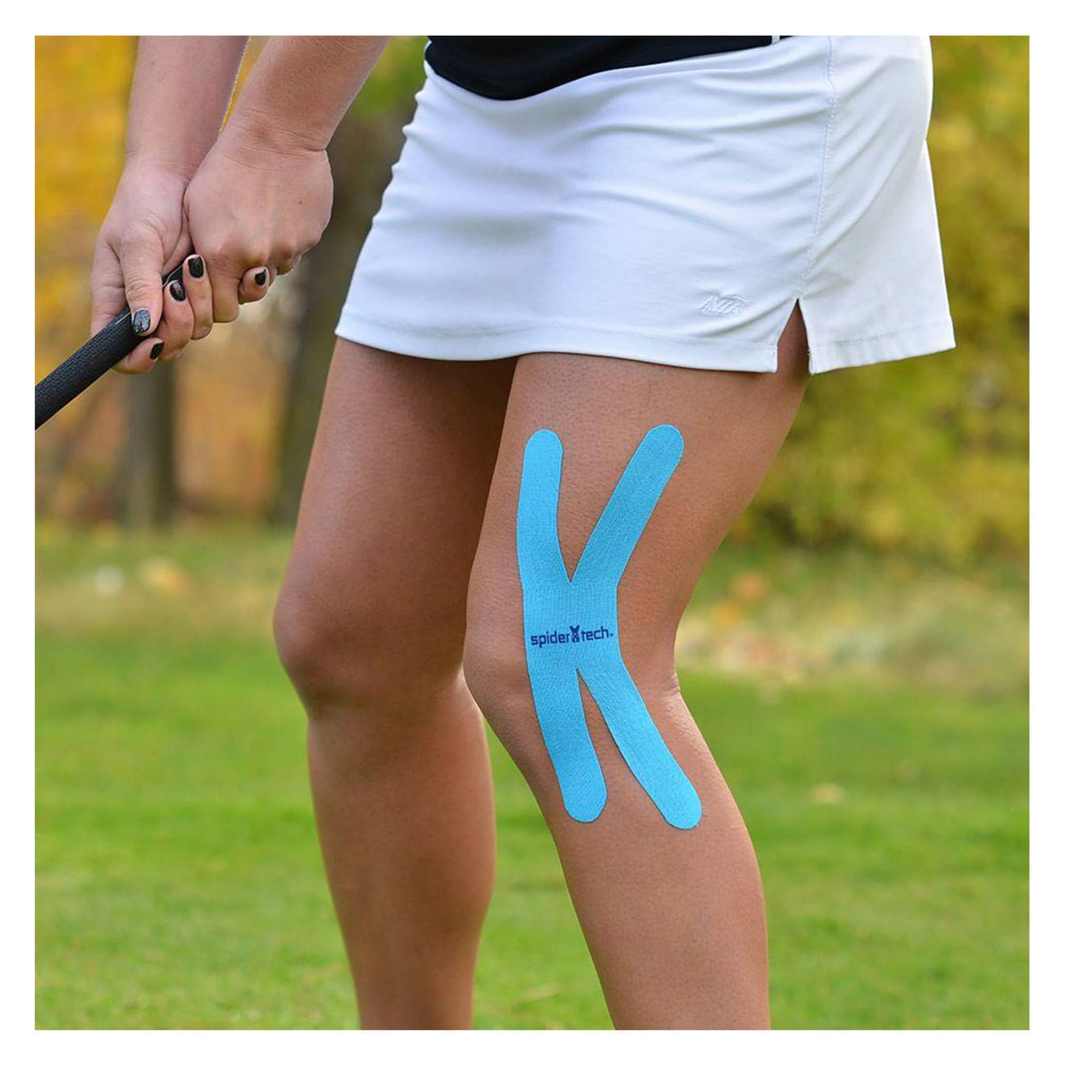 SpiderTech Kinesiology Tape XSpider PreCut (20 Pieces) - Blue