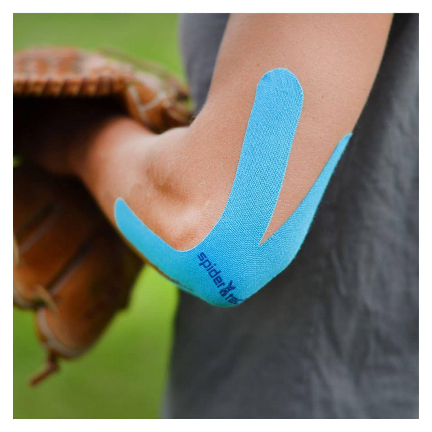 SpiderTech Kinesiology Tape XSpider PreCut (20 Pieces) - Blue