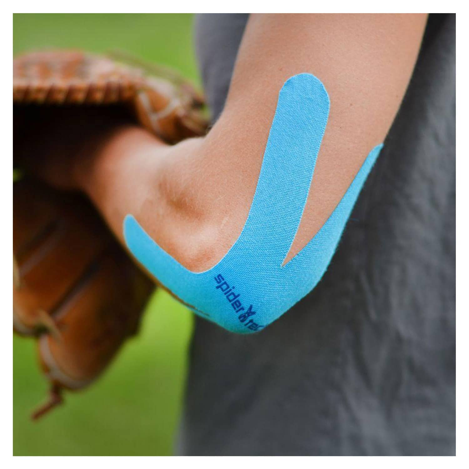 SpiderTech Kinesiology Tape XSpider PreCut (6 Pieces) - Blue