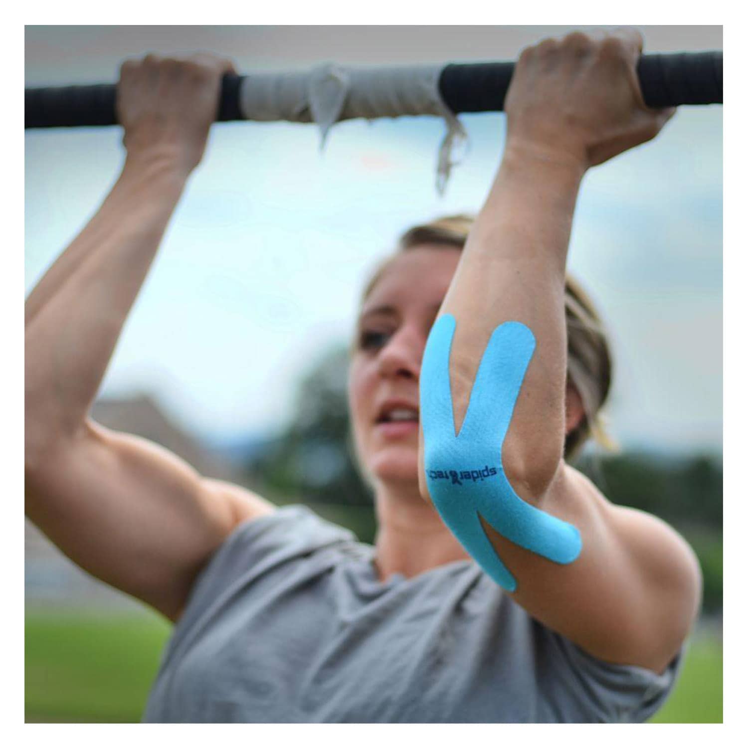 SpiderTech Kinesiology Tape XSpider PreCut (6 Pieces) - Blue