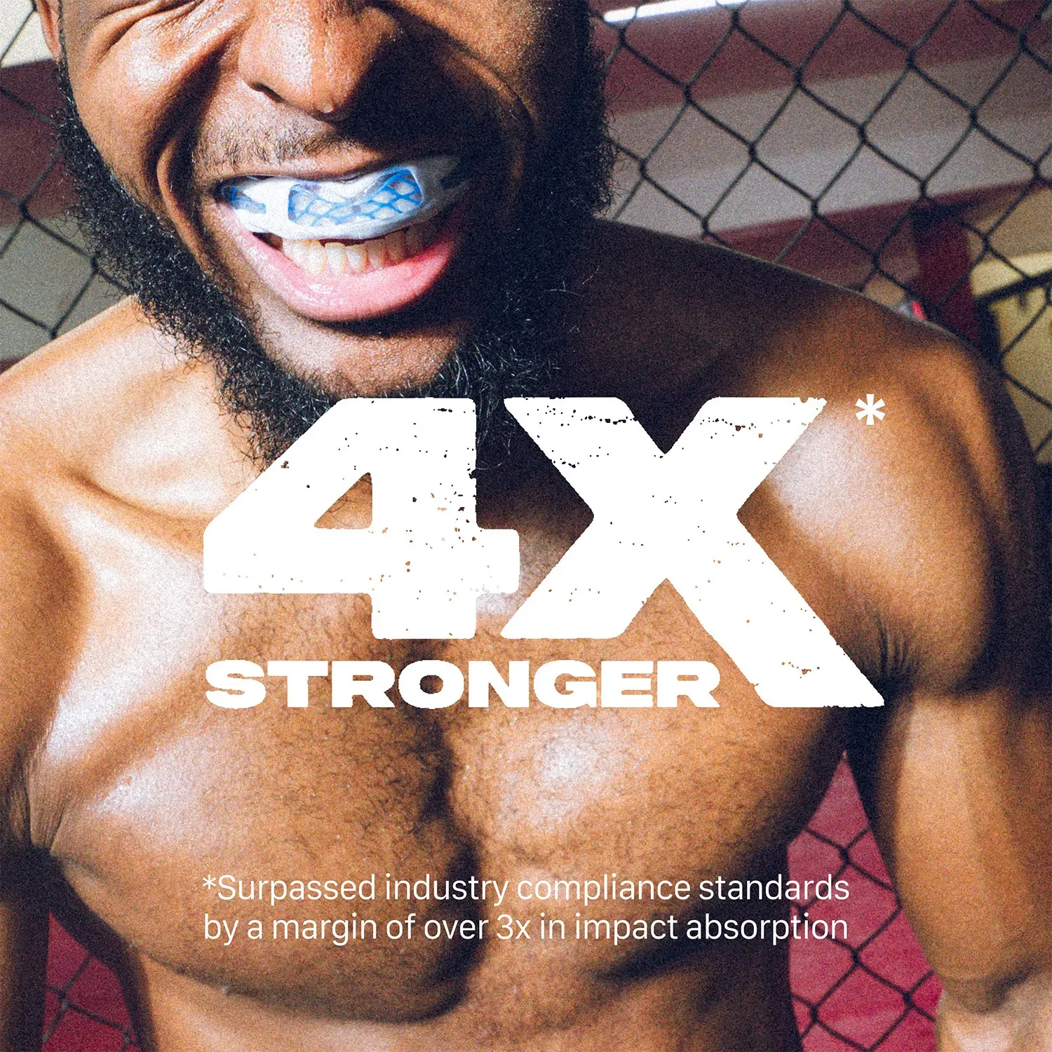 SAFEJAWZ Nitro Series White & Blue - Adult (12+)