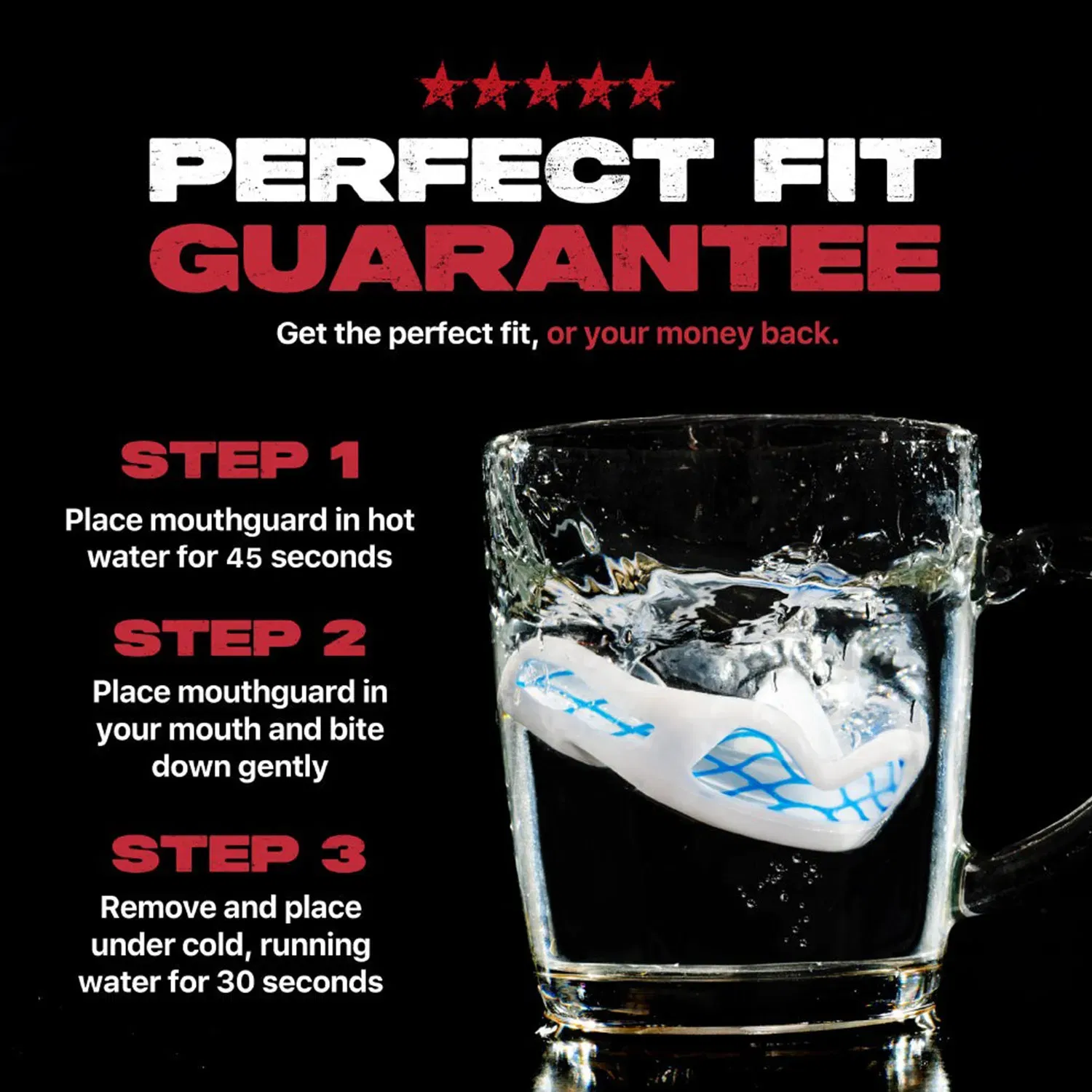 SAFEJAWZ Nitro Series White & Blue - Adult (12+)