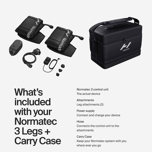 Hyperice Normatech 3 Combo Pack With Legs and Carry Case