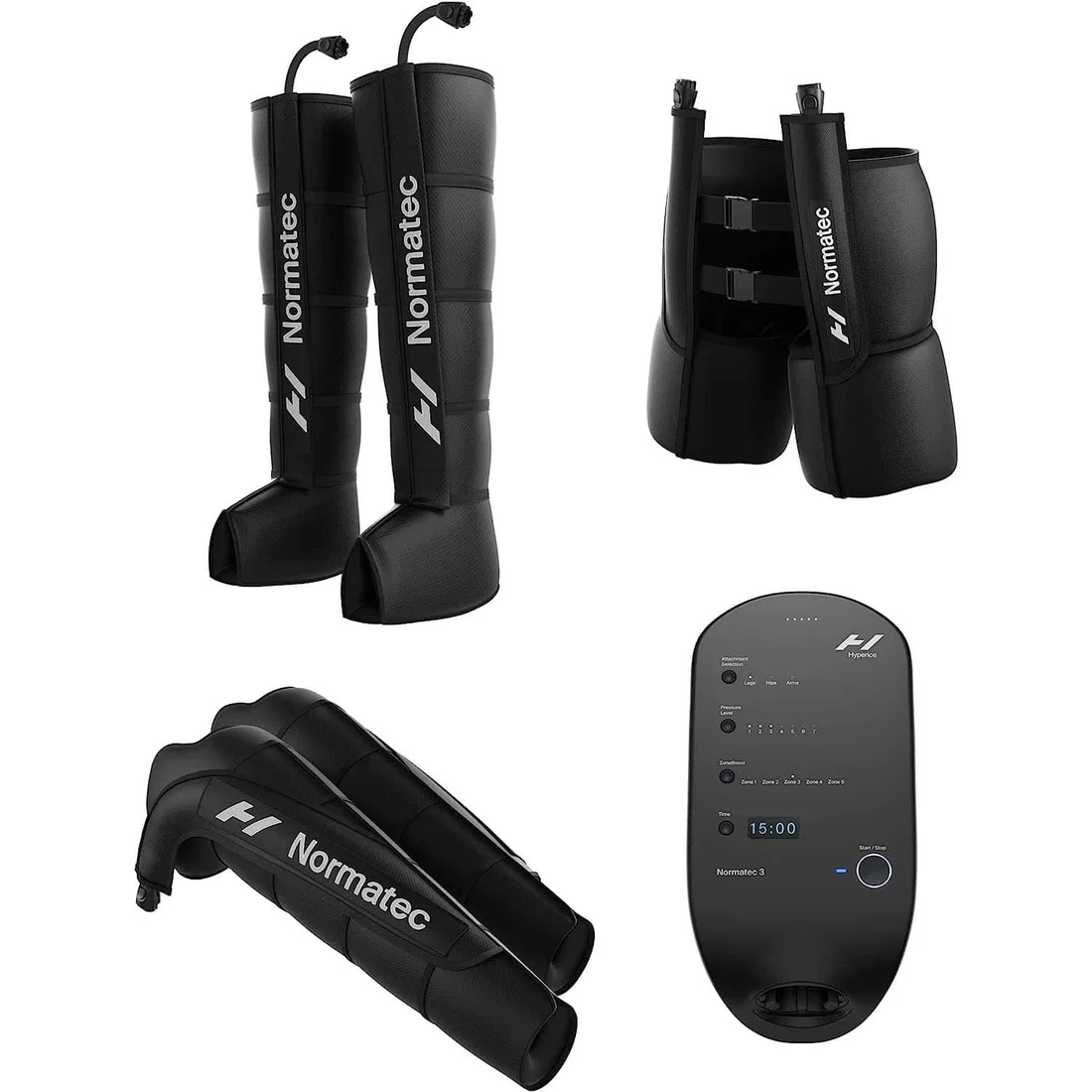 هايبريس حزمة كومبو Normatech 3 مع الساقين والوركين والذراعين