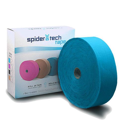 SpiderTech Kinesiology Tape Pro - Bulk Roll-Blue