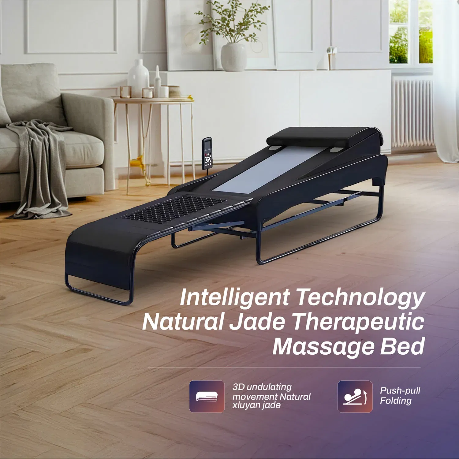 Nourest M4 Therapeutic Massage Bed with Jade Stone Roller