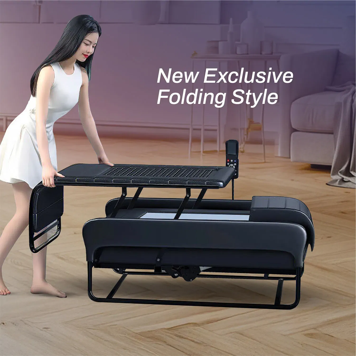 Nourest M4 Therapeutic Massage Bed with Jade Stone Roller