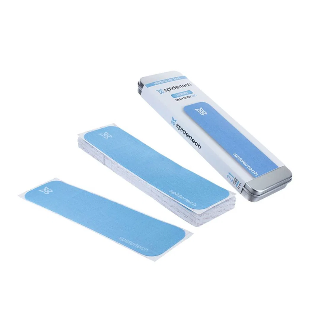 SpiderTech Kinesiology Tape iSTRIP PreCut (20 Pieces) - Blue