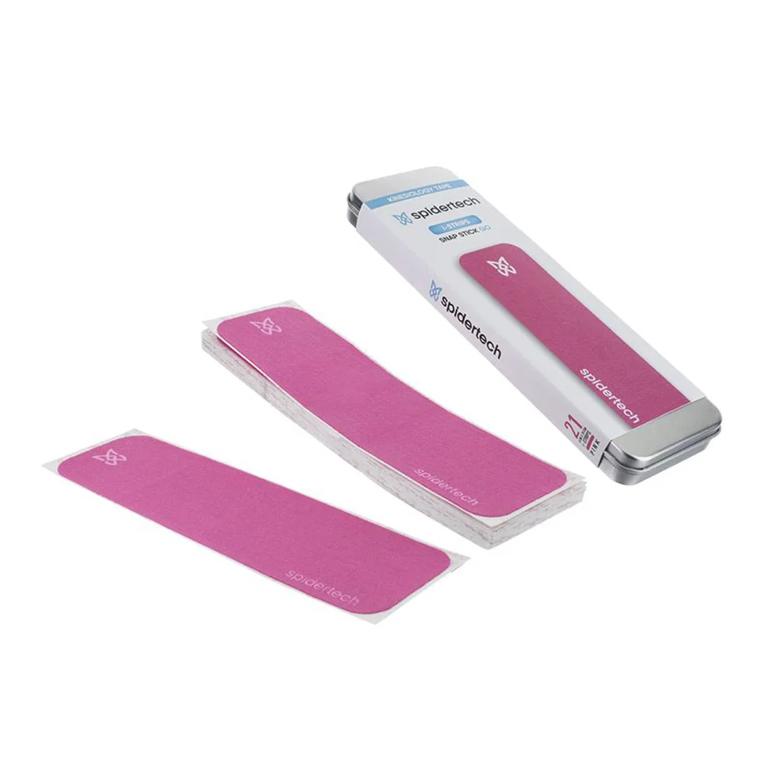 SpiderTech Kinesiology Tape iSTRIP PreCut (20 Pieces) - Pink