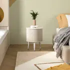 Nourest 4 in 1 Side Table with inbuilt 70W Bluetooth speaker - Touch Control - Light Beige