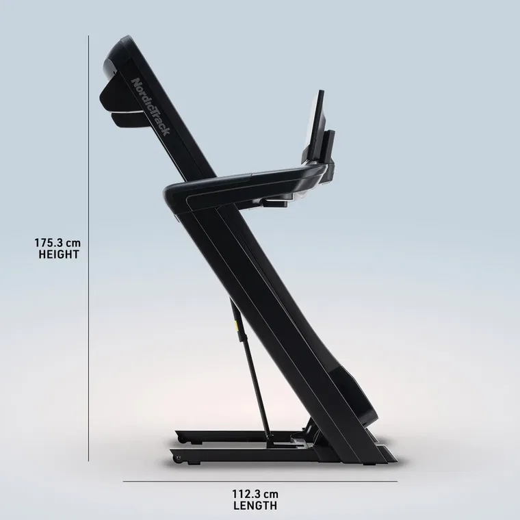 NordicTrack Commercial 1750 folded for storage
