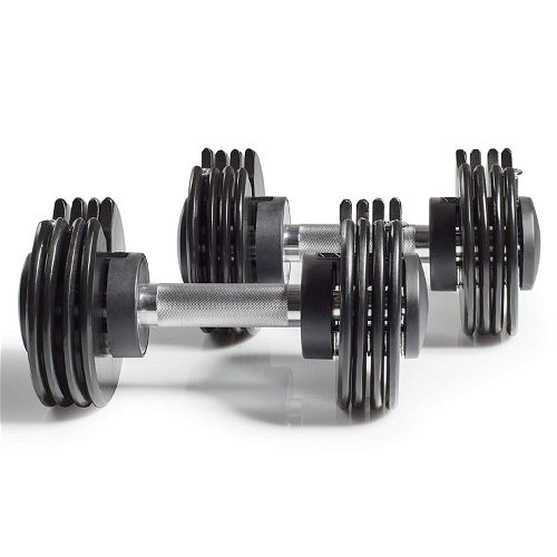 NordicTrack Adjustable Dumbbell Set with Stand - 10kg Pair