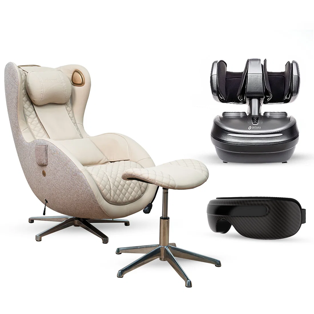 Nourest Orion Combo Pack - Eye & Foot Massager - Pink