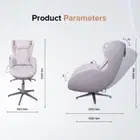 Nourest Orion 3D Rocking Recline Massage chair With Ottoman - Pink