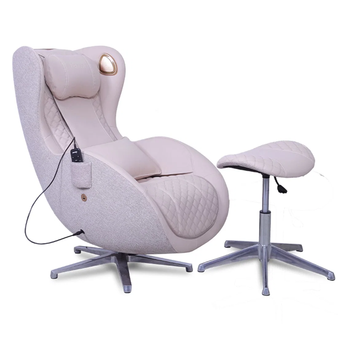Nourest Orion 3D Rocking Recline Massage chair With Ottoman - Pink
