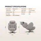 Nourest Orion Pro Automatic Recliner Massage chair With Ottoman - Cream