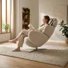 Nourest Orion Pro Automatic Recliner Massage chair With Ottoman - Cream