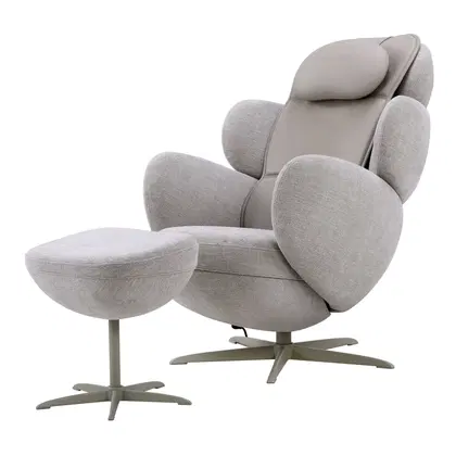 نوريست Orion Pro Automatic Recliner Massage chair With Ottoman - Cream