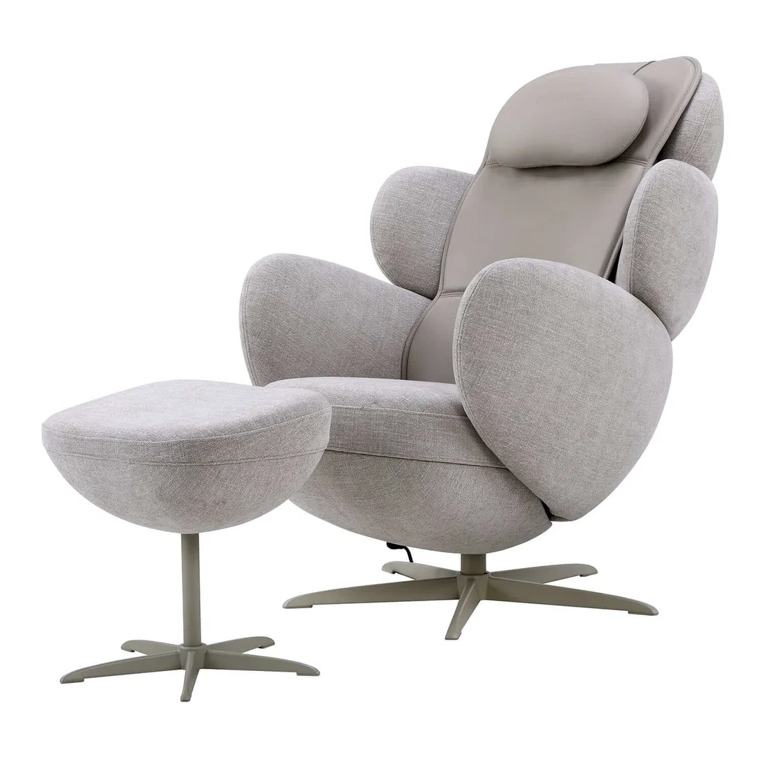 Nourest Orion Pro Automatic Recliner Massage chair With Ottoman - Cream