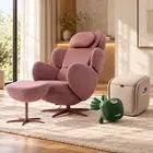Nourest Orion Pro Automatic Recliner Massage chair + Neck Massager + VibeX Foot & Calf Massager - Pink