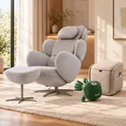 Nourest Orion Pro Automatic Recliner Massage chair + Neck Massager + VibeX Foot & Calf Massager - Cream