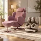 Nourest Orion Pro Automatic Recliner Massage Chair + Zenso Foot Massager Combo - Pink