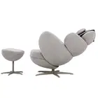 Nourest Orion Pro Automatic Recliner Massage Chair + Zenso Foot Massager Combo - Cream