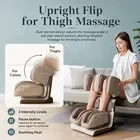 Nourest Orion Pro Automatic Recliner Massage Chair + Zenso Foot Massager Combo - Cream