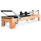 محاذاة بيلاتيس مجموعة بيلاتيس M8-Pro من خشب القيقب من Align-Pilates مع نصف جهاز إصلاح كاديلاك