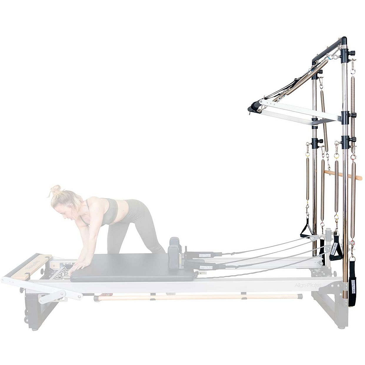 Align Pilates  M8-Pro Maple Wood Pilates with Half Cadillac Reformer Bundle