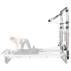 محاذاة بيلاتيس مجموعة بيلاتيس M8-Pro من خشب القيقب من Align-Pilates مع نصف جهاز إصلاح كاديلاك