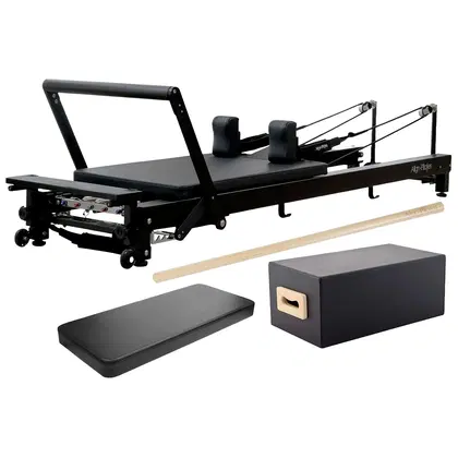 Align Pilates C8-Pro Pilates Reformer Noir/Black Bundle