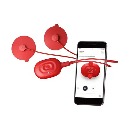 Therabody PowerDot Uno 2.0 Electric Muscle Stimulator Red