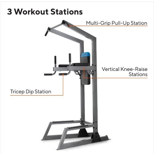 ProForm Carbon Strength Power Tower with Dip Stand