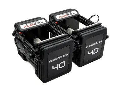 PowerBlock Pro 100 EXP (Expandable) - Sold as Pair - 2-18kg (5-40lb)