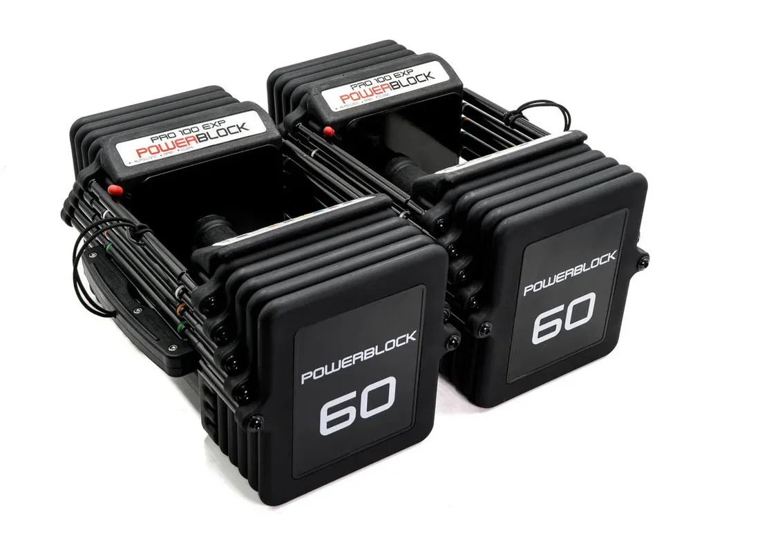 PowerBlock Pro 100 EXP (Expandable) - Sold as Pair - 2-27kg (5-60lb)