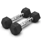 1441 Fitness Rubber Hex Dumbbells - (Pair) - 1 Kg