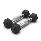 1441 Fitness Rubber Hex Dumbbells - (Pair) - 2 Kg