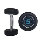 1441 لياقة دمبل مطاطي دائري - (زوج) - 2.5 Kg