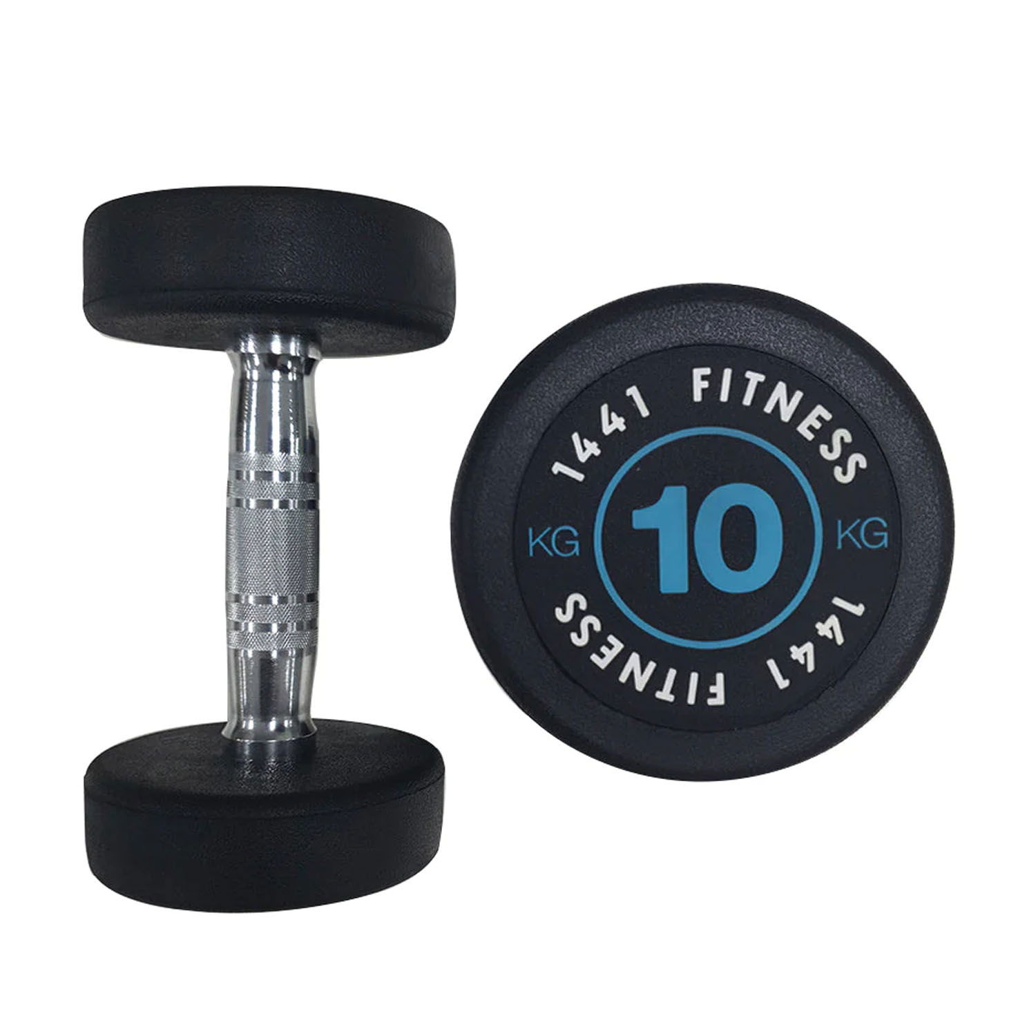 1441 لياقة دمبل مطاطي دائري - (زوج) - 27.5 Kg