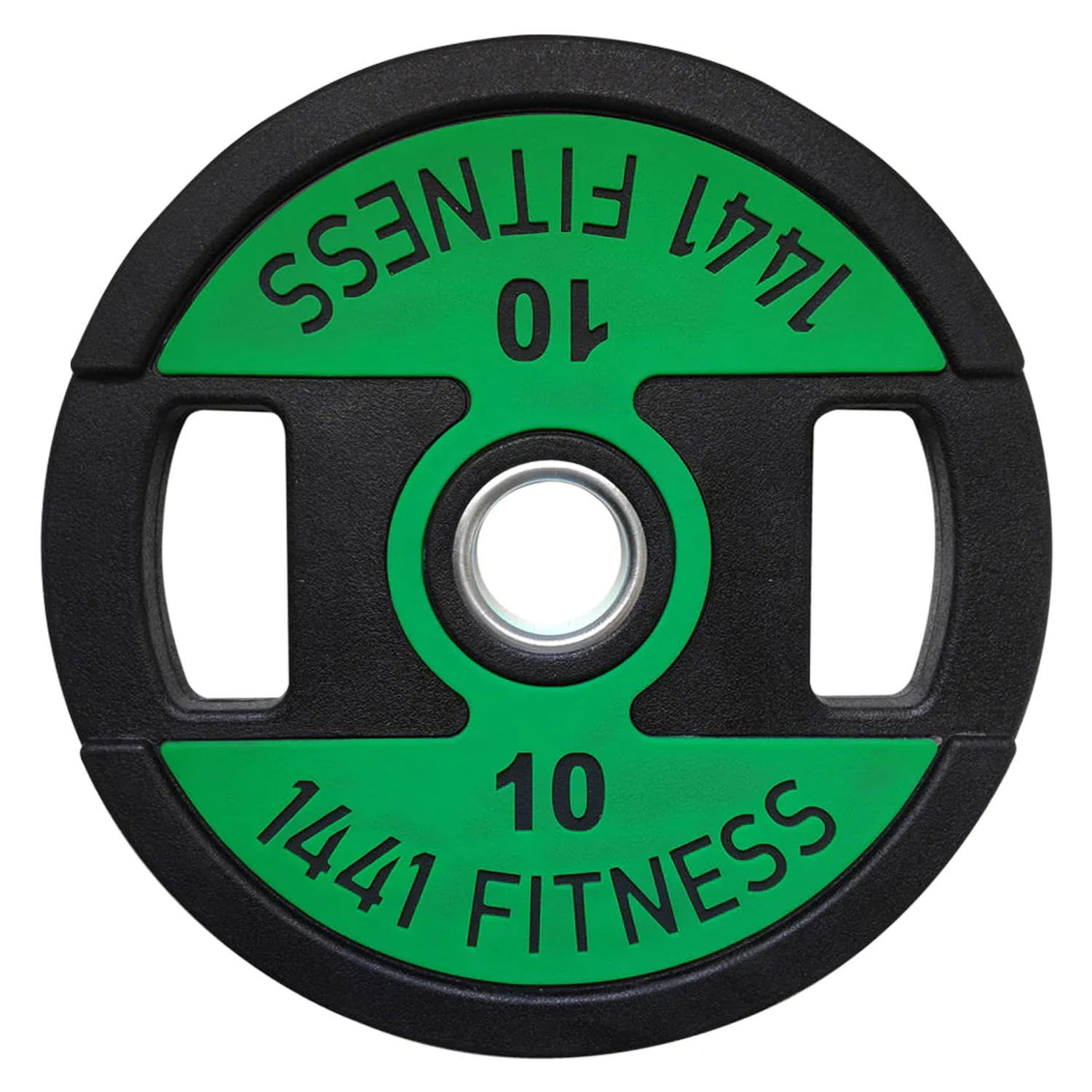 1441 Fitness Dual Grip Premium Olympic PU Rubber Plates-(Single) With 1 Year Warranty - 2.5 Kg
